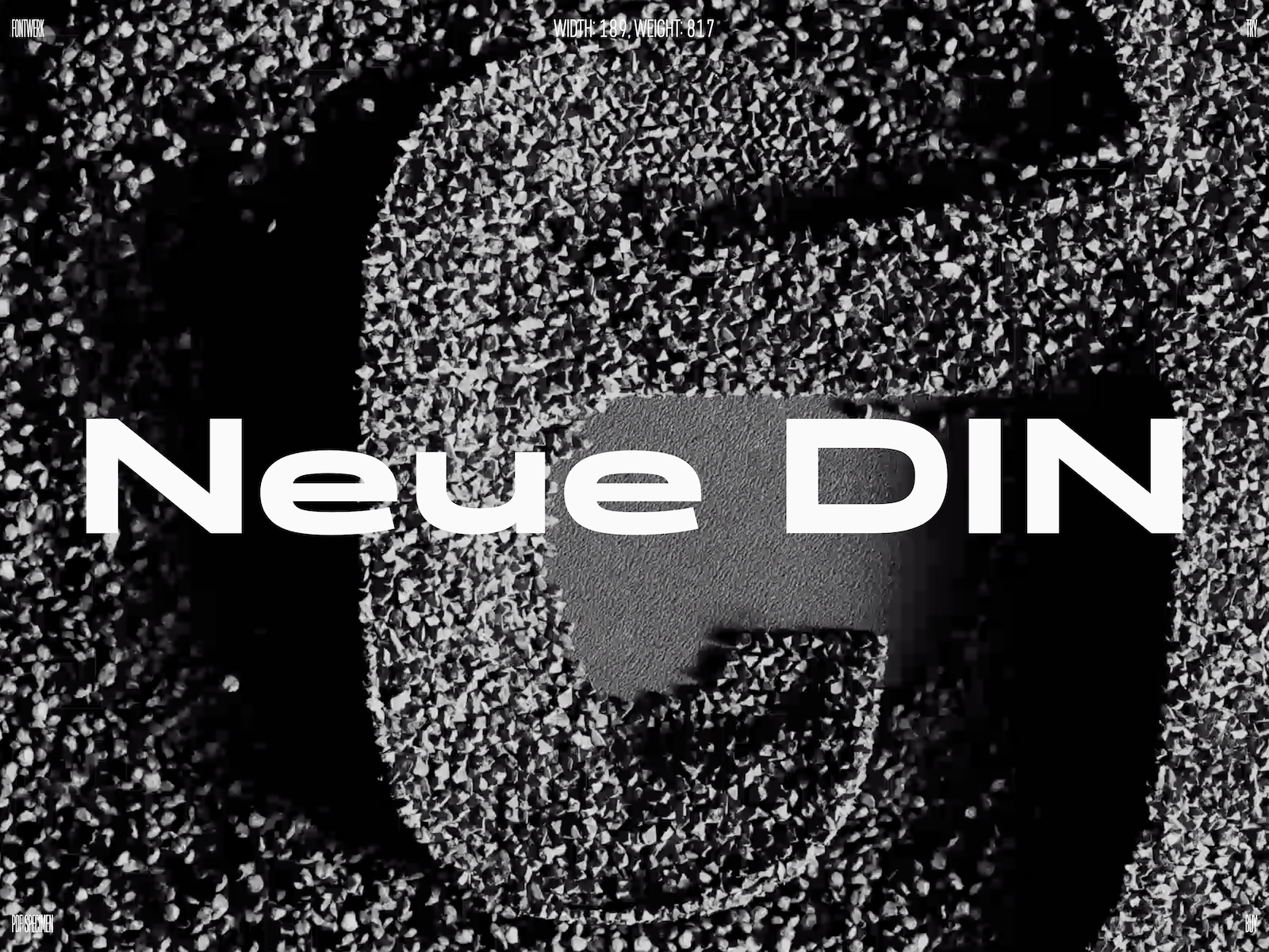 Neue DIN Kampagne – Modernes Typografie-Projekt von Mara Visual