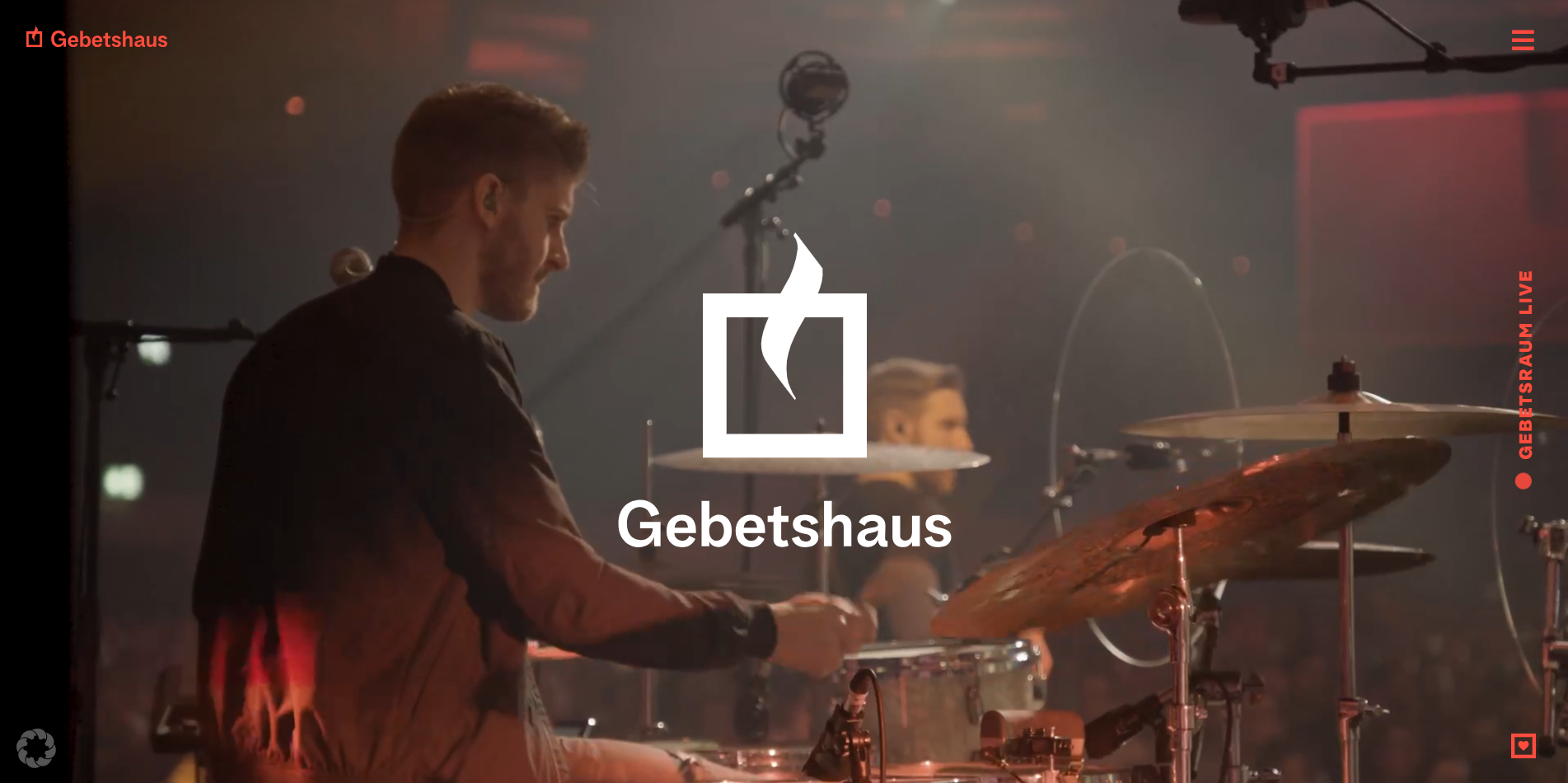 Drummer performing live on stage – ContentHaus music production visual