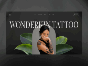 Webdesign und Branding für Wonderkin Tattoo – CI, Grafikdesign, SEO und Startup-Fokus